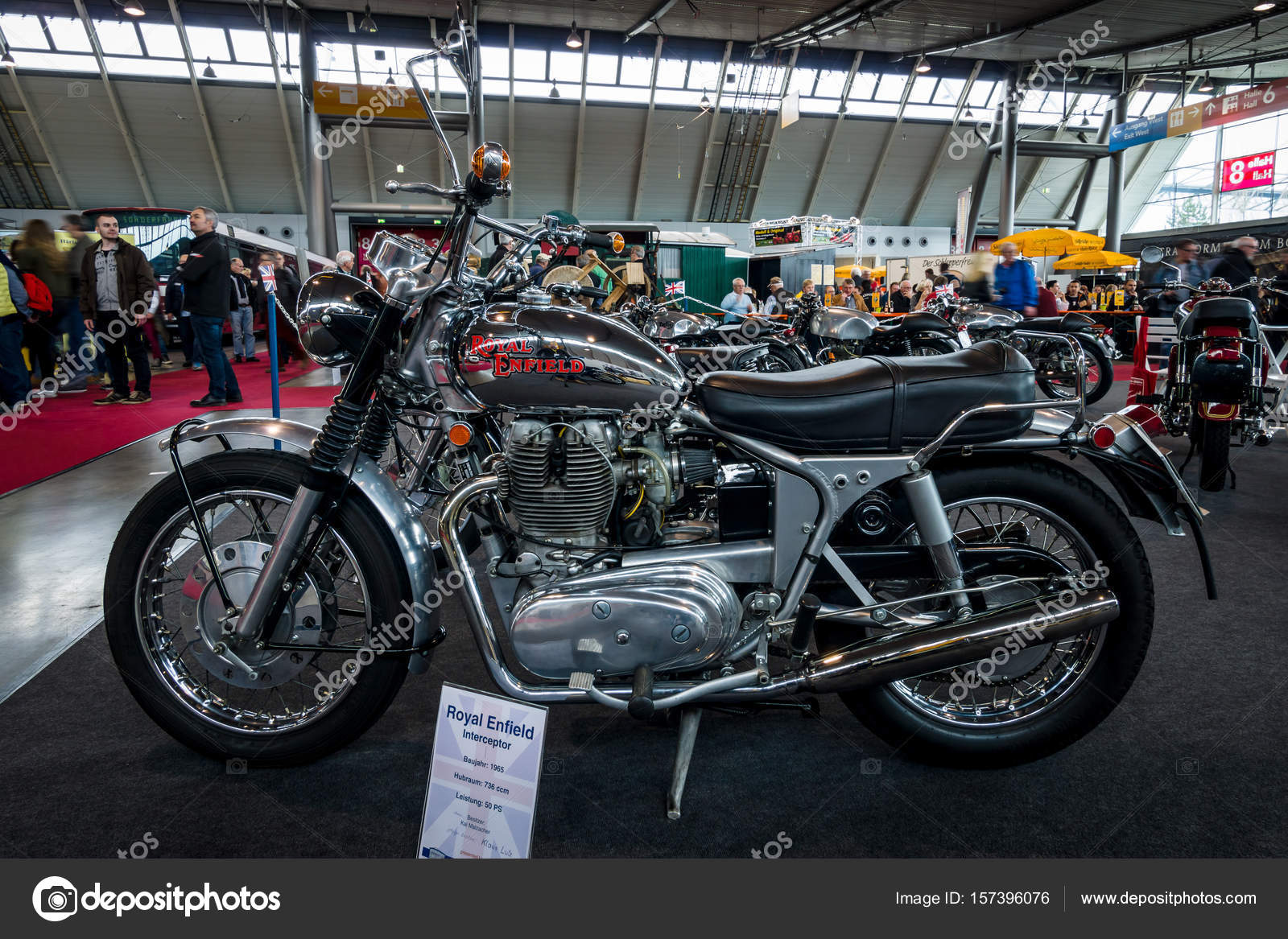 La motocicleta Royal Enfield Interceptor, 1965 . — Foto editorial de