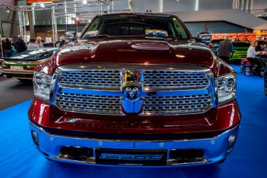 Full-size pickup truck Dodge Ram 1500 Laramie Crew CAB, 2017. clipart