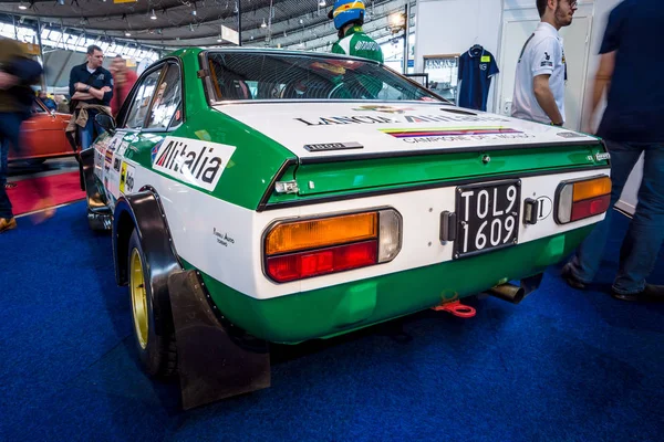 Sport og rally bil Lancia Beta Coupe 1800 Rally Group 4 (Type 828), 1975 . - Stock-foto