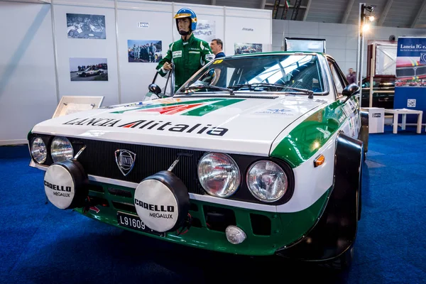 Sportovní a rally vozu Lancia Beta Coupe 1800 Rally Group 4 (typ 828), 1975. — Stock fotografie