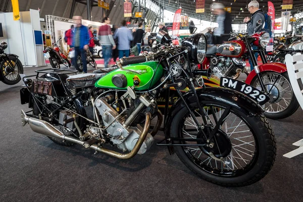 Motocykl Panther Model 100, 1929. — Stock fotografie