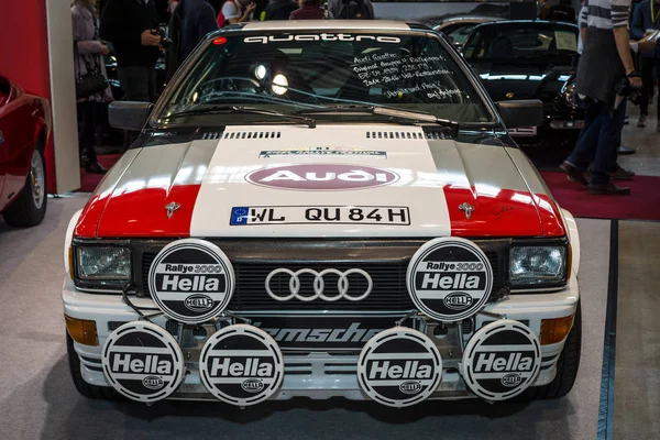 Silniční a rally auto Audi Quattro. — Stock fotografie