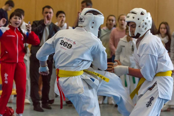 European championship Kyokushin World Union (KWU) for Children and Youth, 2017. Berlin, Germany — Stock Photo, Image