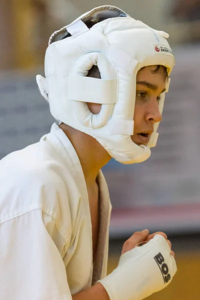 European championship Kyokushin World Union (KWU) for Children and Youth. Berlin, Germany 2017 — Stock Photo, Image