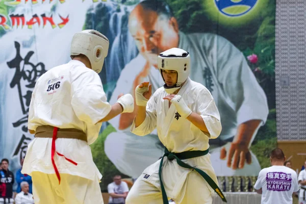 EM Kyokushin World Union (Kwu) för barn och ungdom. Berlin, Tyskland 2017 — Stockfoto