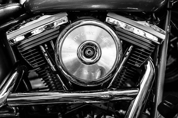 Фрагмент мотоцикла Харли-Дэвидсон, крупный план . — стоковое фото