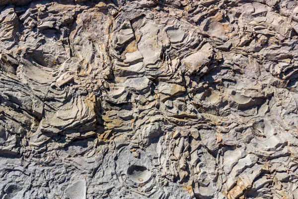 Roca sedimentaria. Estructura de piedra natural. Contexto . — Foto de Stock