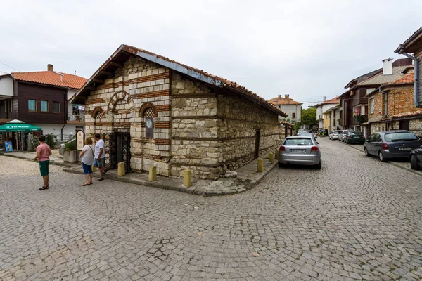 教会的圣西奥多 （建于 13 世纪） 内塞伯尔教科文组织世界遗产小镇中. — 图库照片