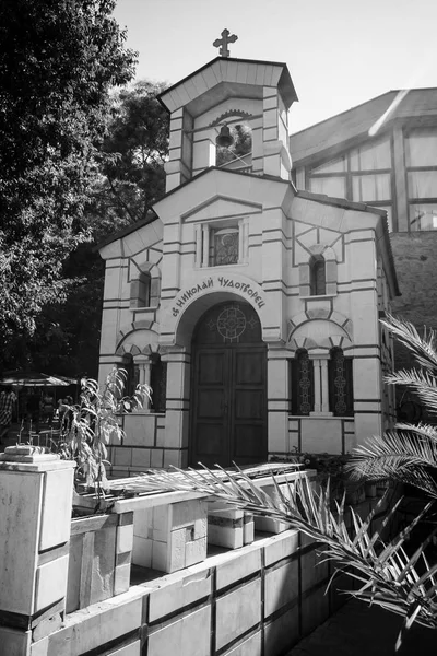 Sozopol Bulharsko Srpna 2017 Kaple Svatého Mikuláše Svým Způsobem Divotvůrce — Stock fotografie