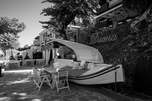 Sozopol Bulgaria August 2017 Unusual Restaurant Seafront Ancient Seaside Town — Stock Photo, Image