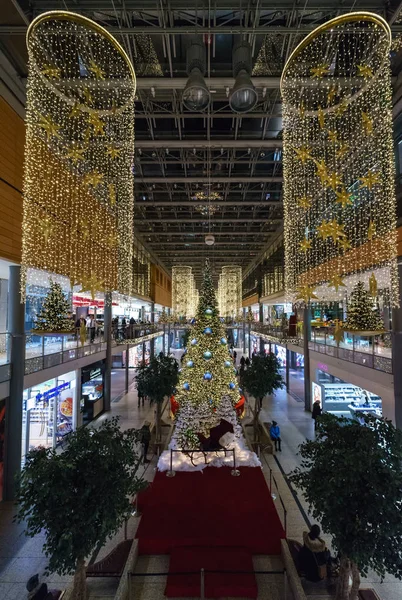 Berlín Diciembre 2017 Arkaden Nuevo Moderno Centro Comercial Potsdamer Platz — Foto de Stock