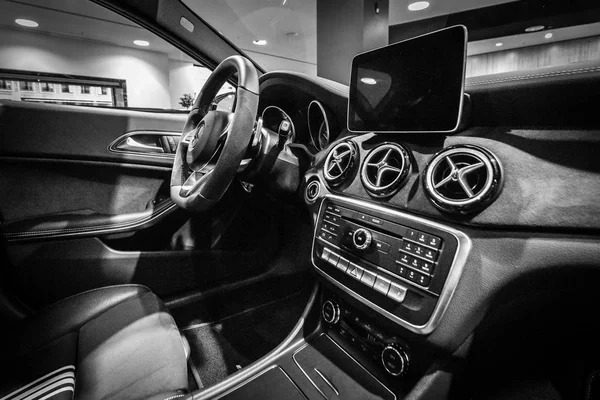 Berlín Diciembre 2017 Showroom Coche Compacto Mercedes Benz Class A220 — Foto de Stock