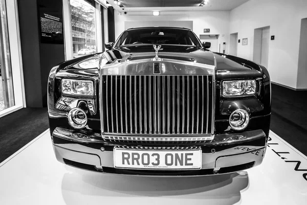 Berlim Dezembro 2017 Showroom Full Size Carro Luxo Rolls Royce — Fotografia de Stock