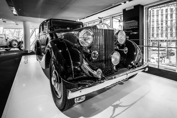 Berlin Decembrie 2017 Showroom Mașină Lux Rolls Royce Phantom Iii — Fotografie, imagine de stoc