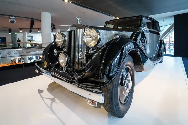 Berlín Prosince 2017 Showroom Luxusní Vůz Rolls Royce Phantom Iii — Stock fotografie