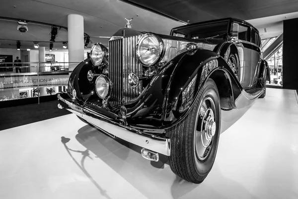 Berlim Dezembro 2017 Showroom Carro Luxo Rolls Royce Phantom Iii — Fotografia de Stock