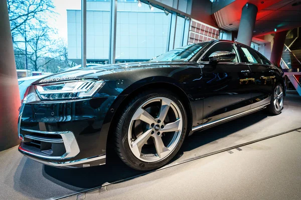 Berlin Décembre 2017 Showroom Voiture Luxe Pleine Grandeur Audi Tdi — Photo