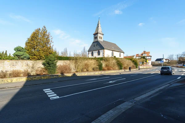 Neustadt Hesja Niemcy Lutego 2018 Typowa Architektura Budynków Starym Mieście — Zdjęcie stockowe