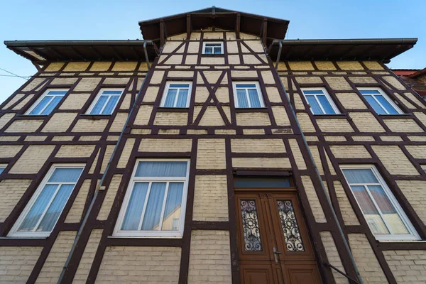 Neustadt Hessen Tysklandet Februari 2018 Typisk Arkitektur Och Byggnader Timber — Stockfoto
