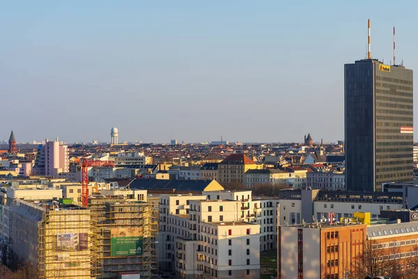 Berlín Alemania Abril 2018 Una Vista Pájaro Los Distritos Centrales — Foto de Stock