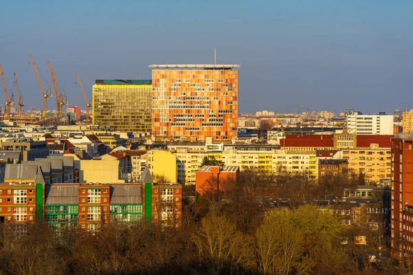 Berlim Alemanha Abril 2018 Vista Panorâmica Dos Bairros Centrais Berlim — Fotografia de Stock