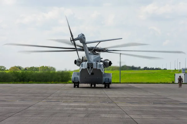 Berlin Germany April 2018 Heavy Lift Cargo Helicopter Sikorsky 53K — Stock Photo, Image