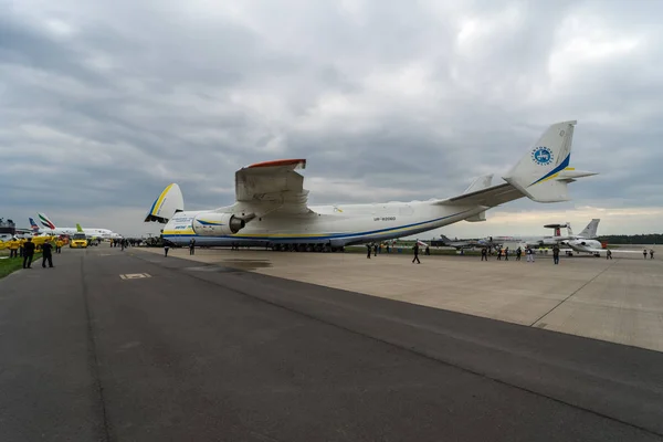 Berlin Németország Április 2018 Stratégiai Airlifter Antonov 225 Mriya Antonov — Stock Fotó
