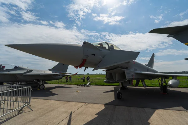 Berlino Germania Aprile 2018 Combattente Multiruolo Eurofighter Typhoon Aeronautica Militare — Foto Stock