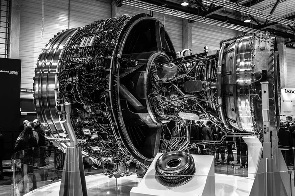 Berlino Germania Aprile 2018 Motori Reazione Turbofan Rolls Royce Trent — Foto Stock