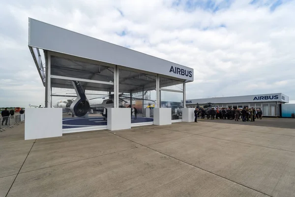 Berlín Alemania Abril 2018 Stand Multinacional Europea Airbus Exposición Ila — Foto de Stock