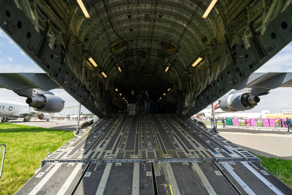 Berlin Germany April 2018 Cargo Compartment Strategic Tactical Airlifter Boeing — Stock Photo, Image