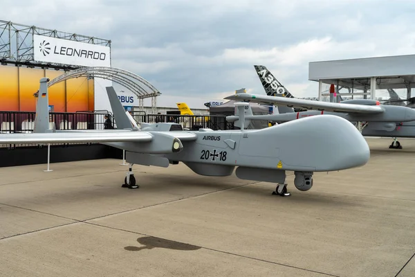 Berlin Germany April 2018 Unmanned Aerial Vehicle Iai Heron Machatz — Stock Photo, Image