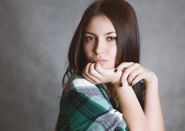 Retrato de mujer sensual hermosa . —  Fotos de Stock