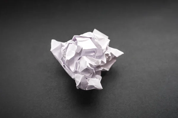 Crumpled paper. Selective focus. — Stock Photo, Image
