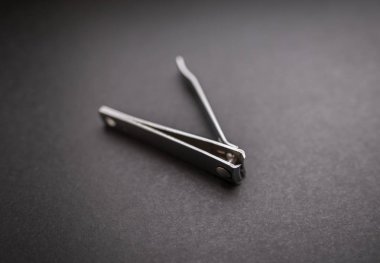 Tırnak makası. Seçici odak.