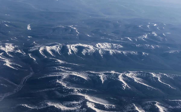 地球表面上の航空機からの眺め. — ストック写真