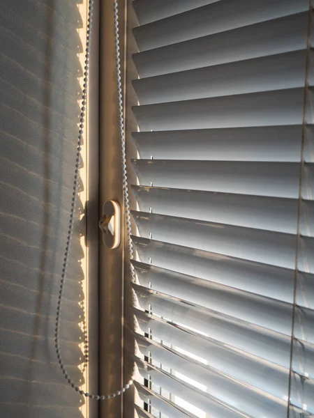 White venetian blinds. — Stock Photo, Image