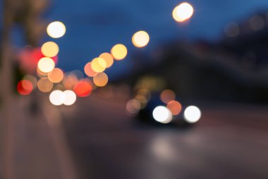 şehir ışıkları arka plan.