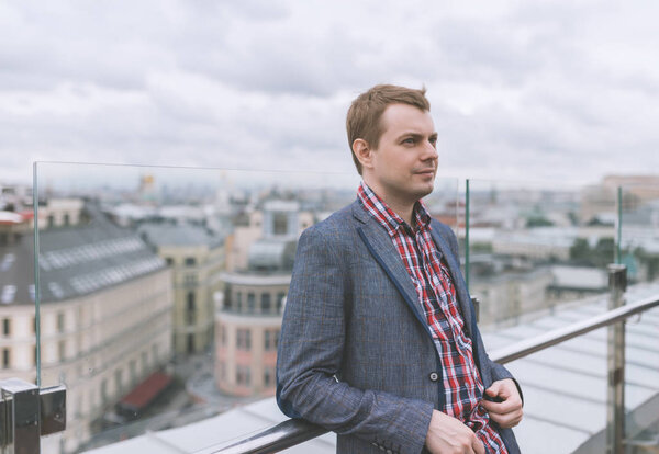 Portrait of a man in a jacket.