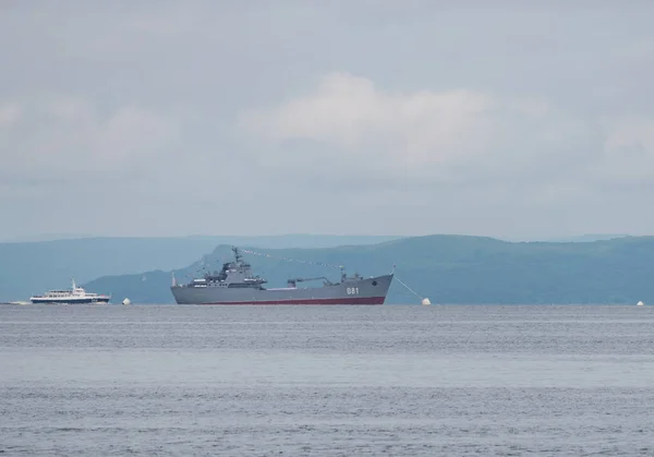 Marinblå dag i Ryssland. — Stockfoto