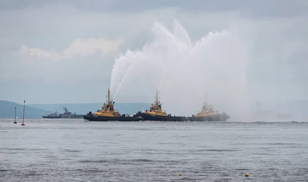 Navy day in Russia. — Stock Photo, Image