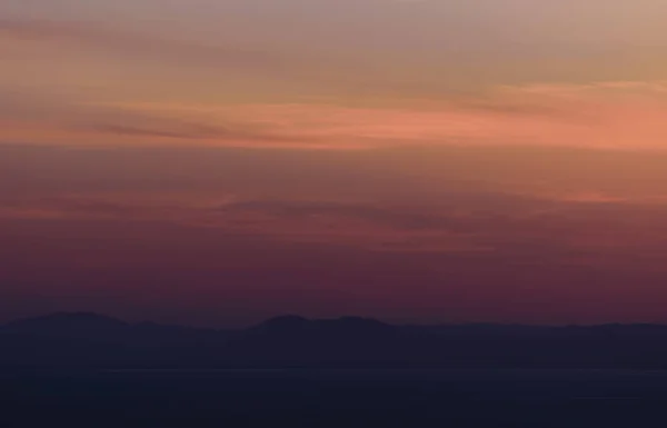 Cielo drammatico tramonto. — Foto Stock