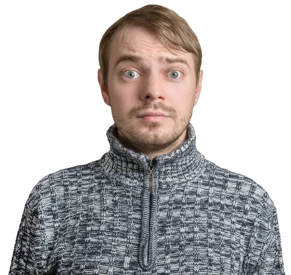 Man in sweater. — Stock Photo, Image