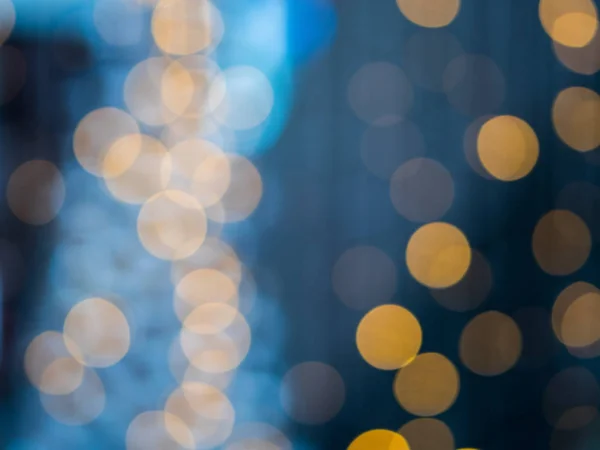 Kleurrijke Bokeh Achtergrond Kerstverlichting — Stockfoto