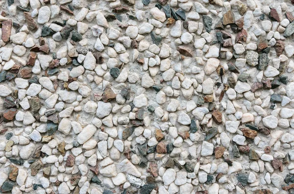 Ściana Małych Kamieni Jako Tekstura Tło — Zdjęcie stockowe