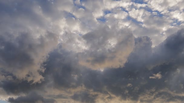 Wolken Himmel Hintergrund Natur — Stockvideo