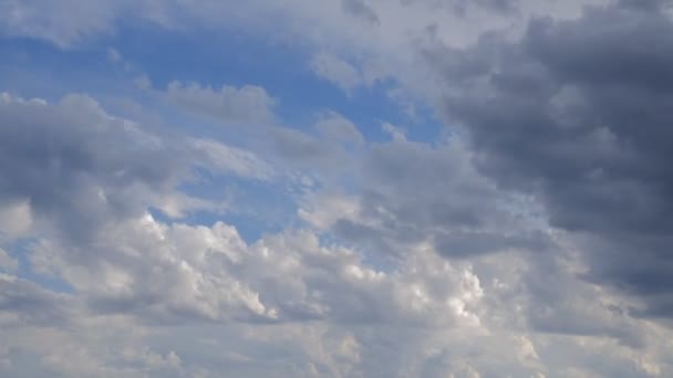 Nubes Moviéndose Cielo Fondo Naturaleza Cronograma — Vídeos de Stock