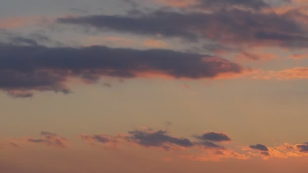 Gökyüzünde Hareket Eden Bulutlar Doğa Geçmişi Zaman Uygulaması — Stok video