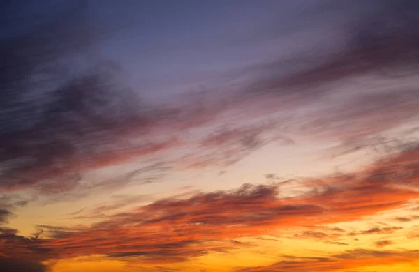 Dramatischer Himmel Sonnenuntergang Hintergrund Natur — Stockfoto