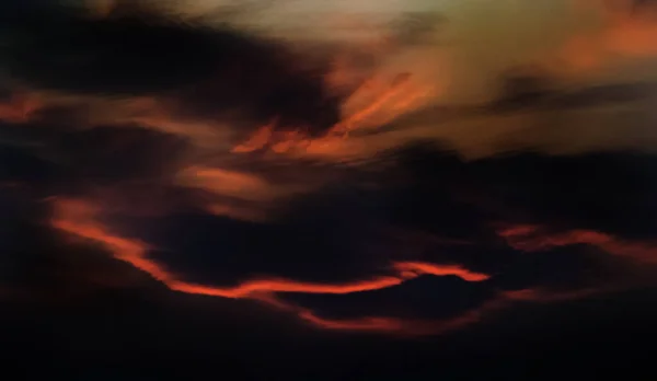 Céu Colorido Abstrato Com Nuvens Cor Tonificada — Fotografia de Stock